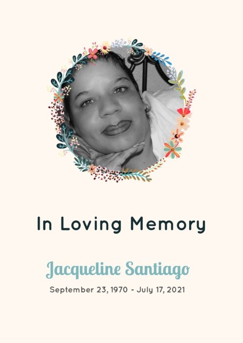 Jacqueline Santiago Obituary