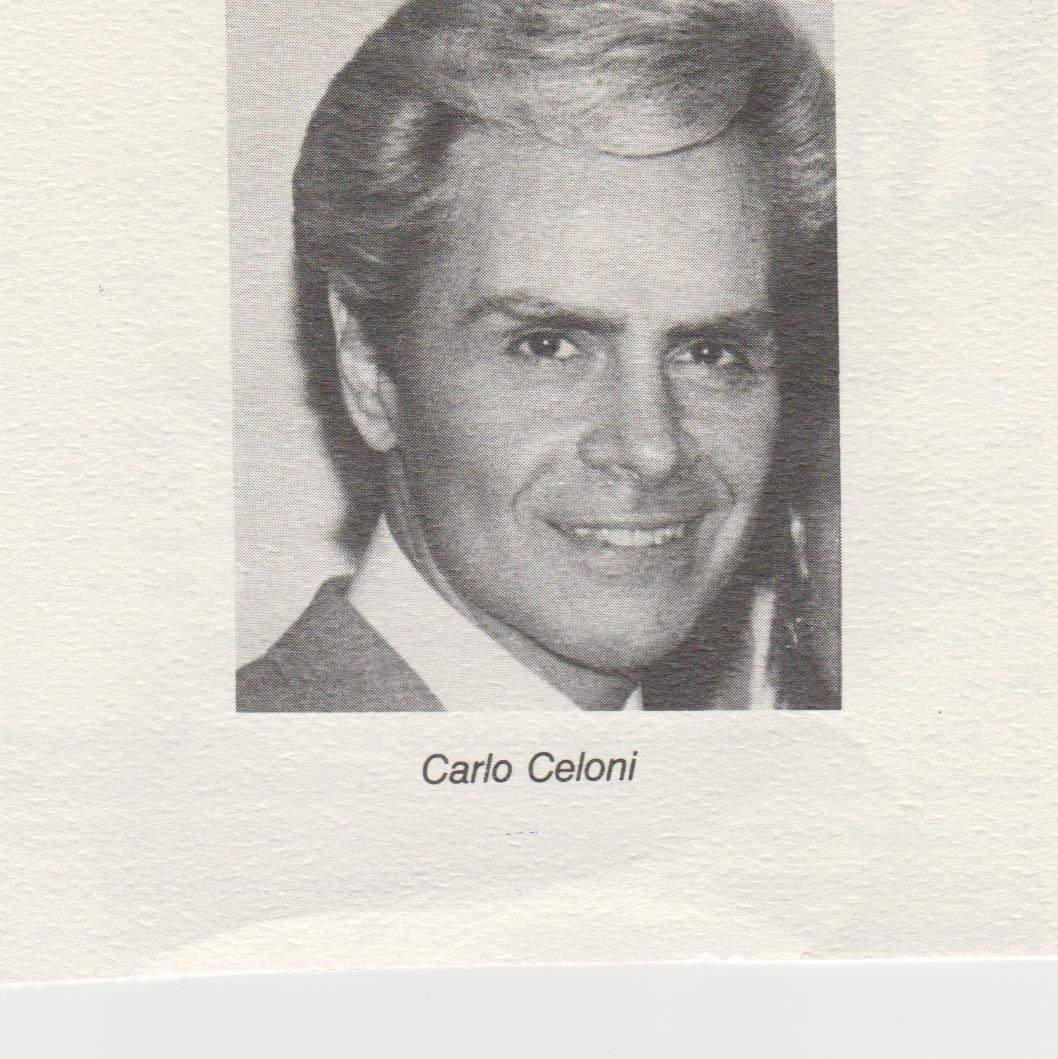 Carlo Antonio Celoni Obituary