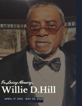 Willie D. Hill's obituary , Passed away on May 3, 2022 in Fairburn, Georgia