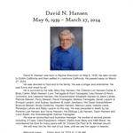 David N. Hansen Obituary