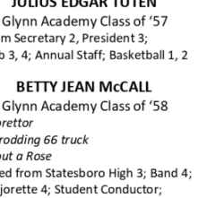 Julius Edgar Tuten's obituary , Passed away on May 3, 2025 in Brunswick, Georgia