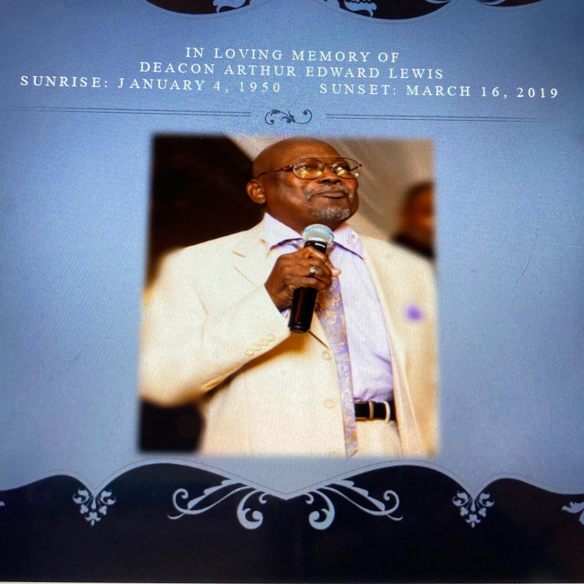 Arthur E. Lewis Obituary