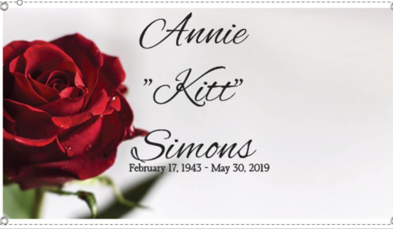 Annie (Reaves) Simons