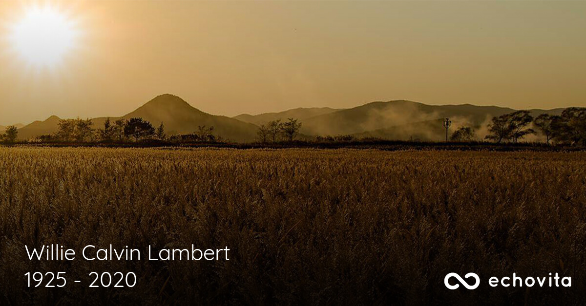 Willie Calvin Lambert Obituary (1925 2020) Whitmer, West Virginia