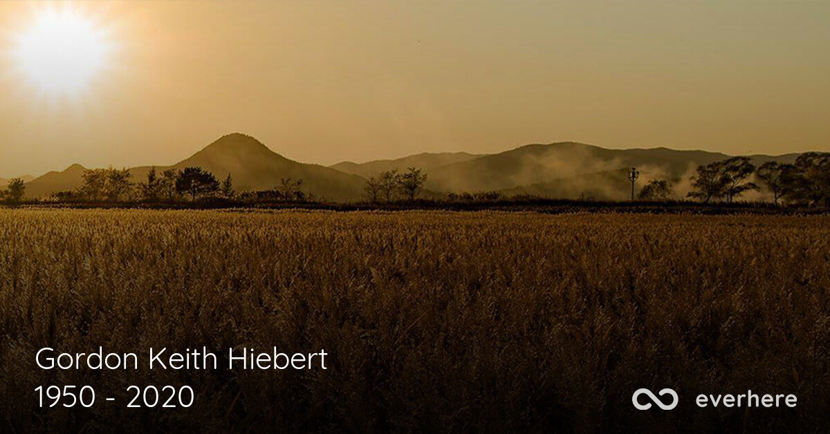 Gordon Keith Hiebert Obituary 1950 2020 Hillsboro Kansas