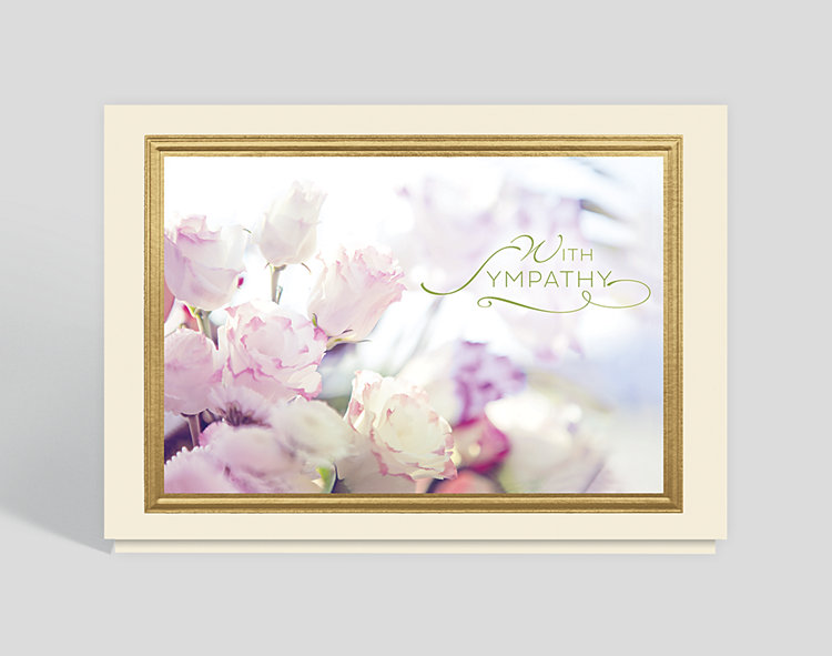 Sympathy Arrangement Greeting Card - Greeting Cards