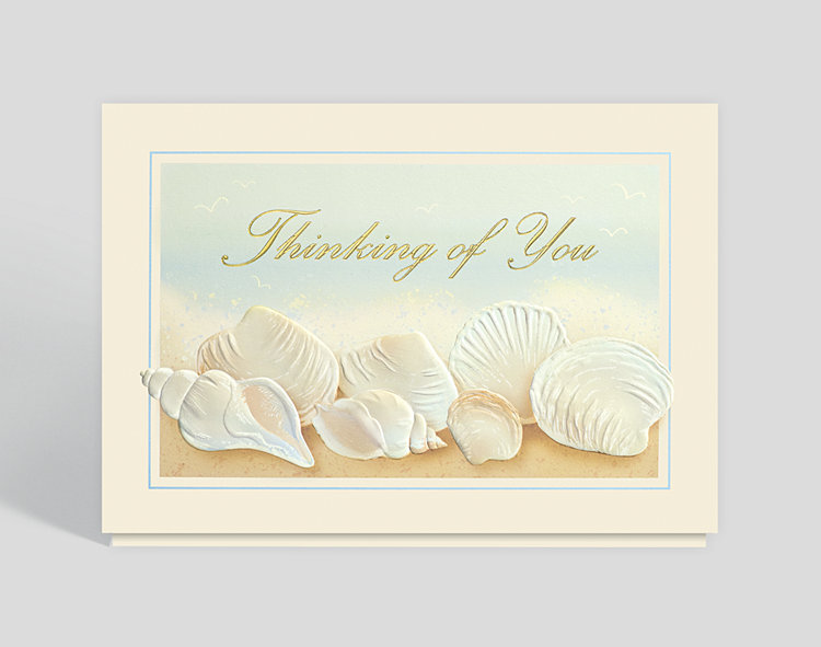 Thinking of You Seashells Card - Greeting Cards