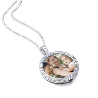 Classic Round Photo Frame Necklace