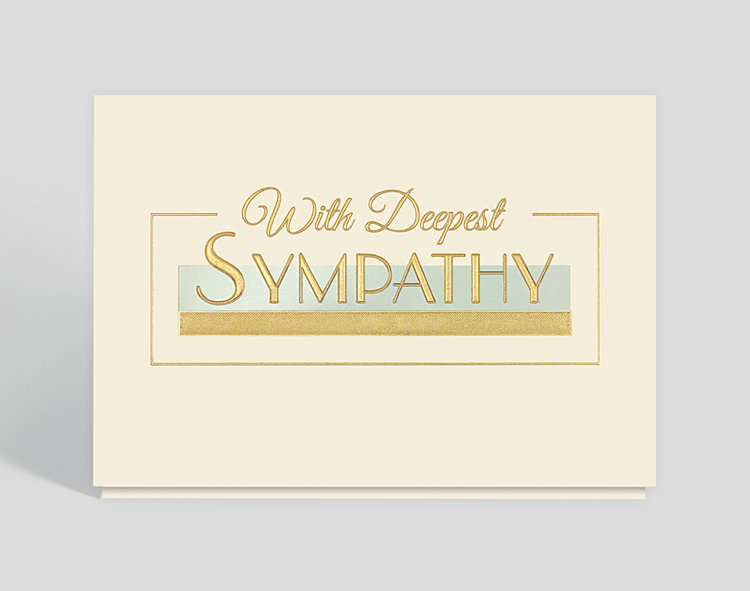 Corporate Sympathy Card - Greeting Cards