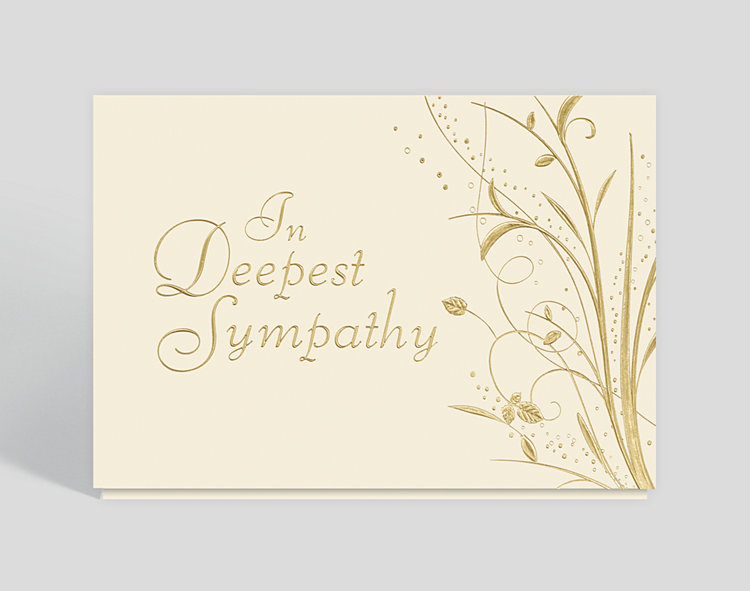 Sympathy Garden Card - Business Sympathy Cards