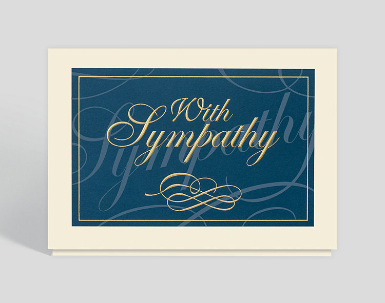 Classically Elegant Sympathy Card - Greeting Cards