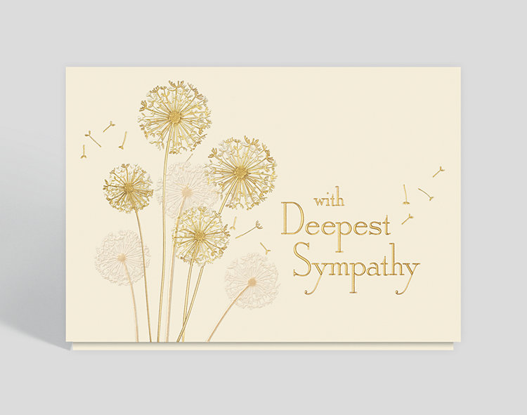 Dandelion Sympathy Card - Greeting Cards