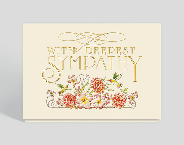 Garden Sympathy Card - Greeting Cards