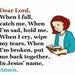 Words of sympathy